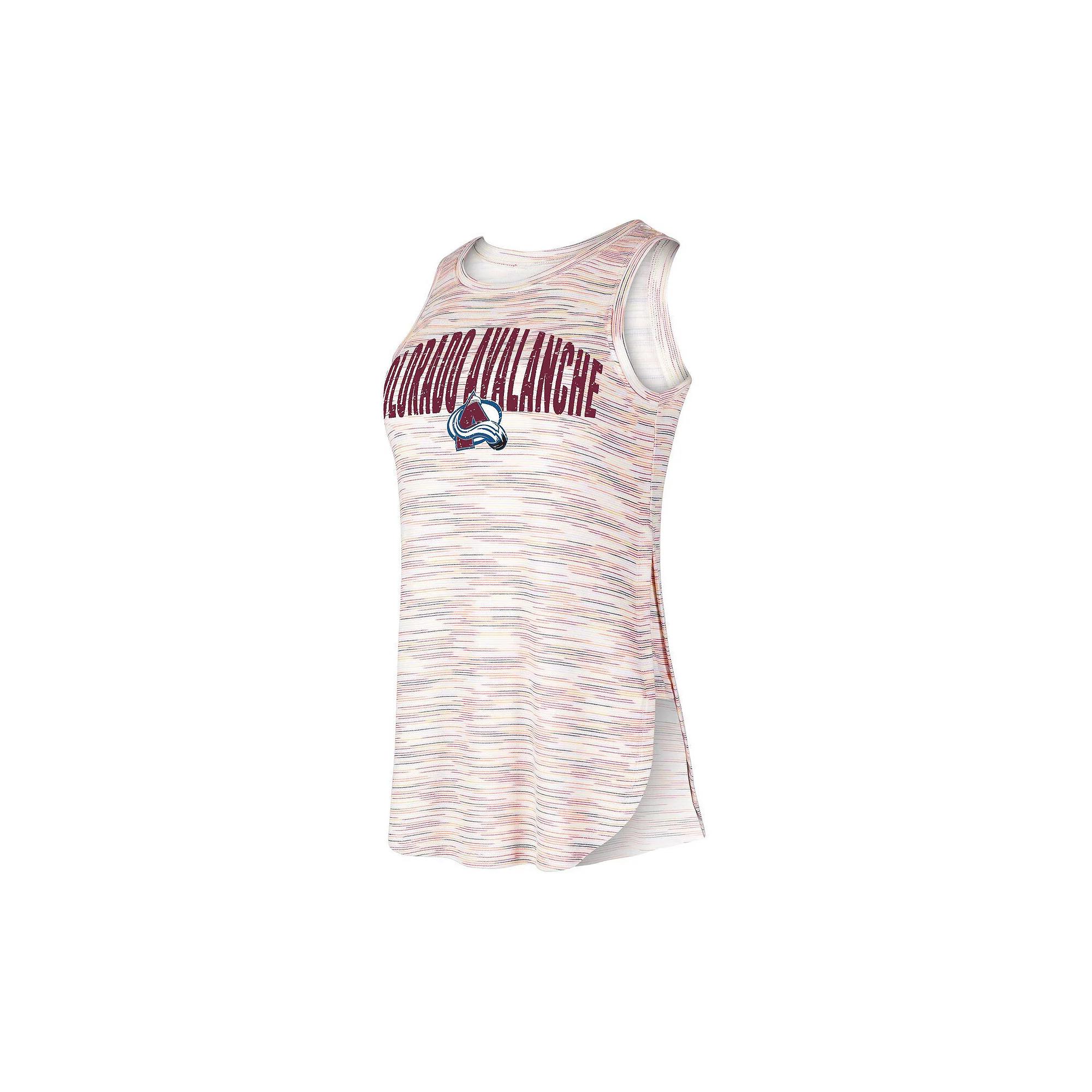 Women's Concepts Sport Colorado Avalanche Sunray Multicolor Tri-Blend Tank Top,  Product Image
