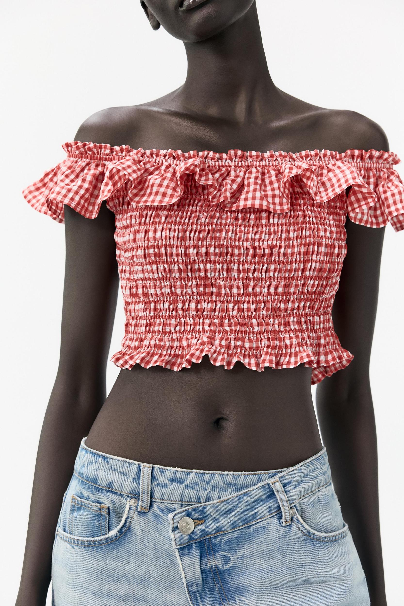 GINGHAM TOP Product Image