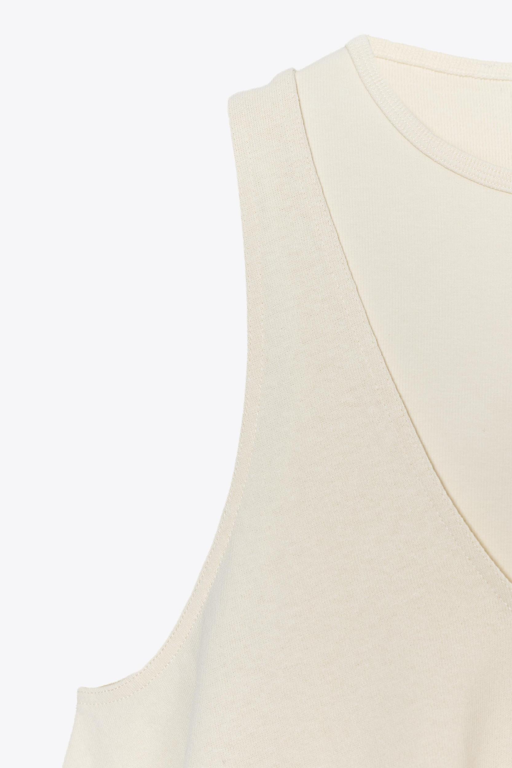 CONTRAST SHORT DRESS Product Image