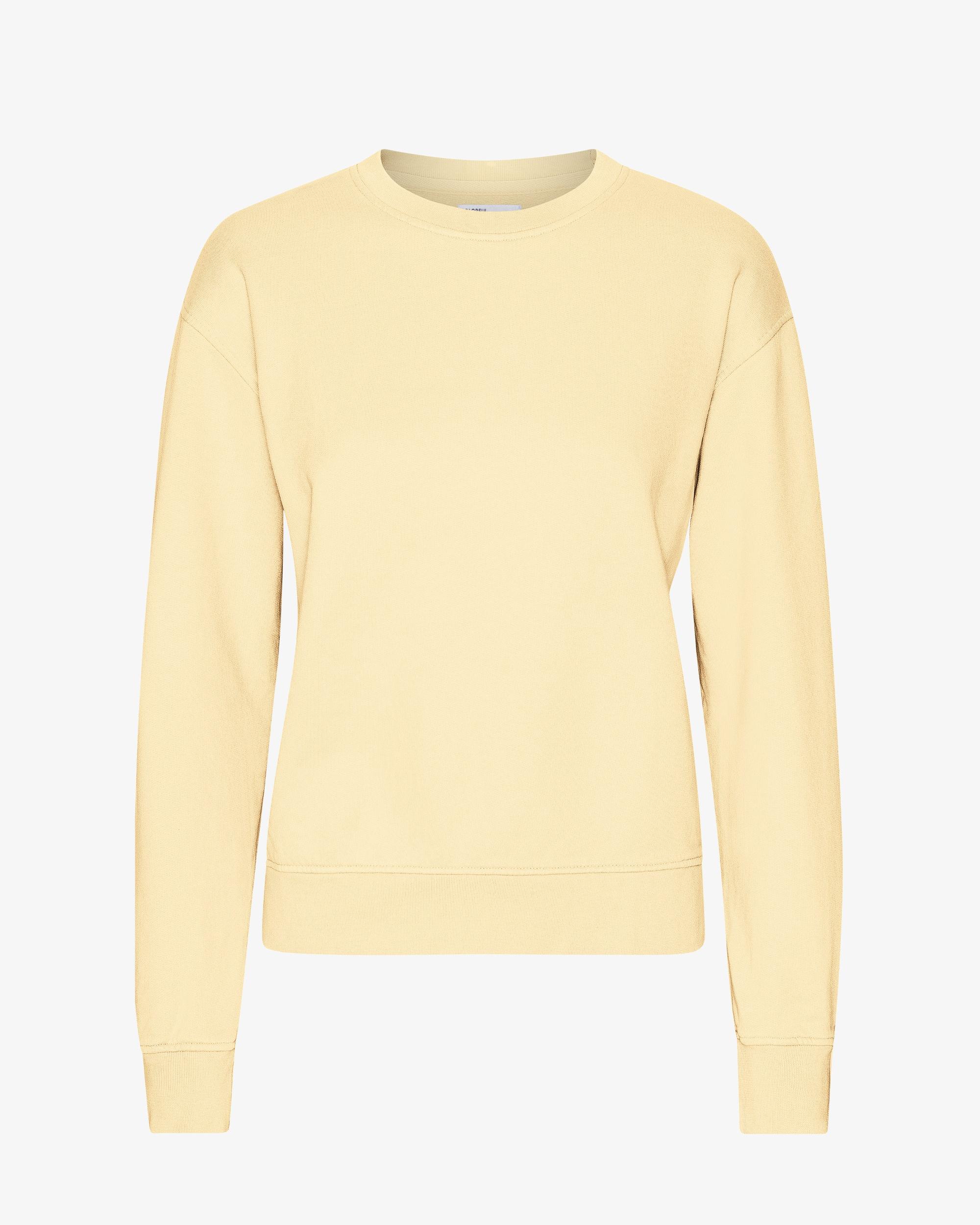 Women Classic Organic Crew - Soft Yellow Product Image