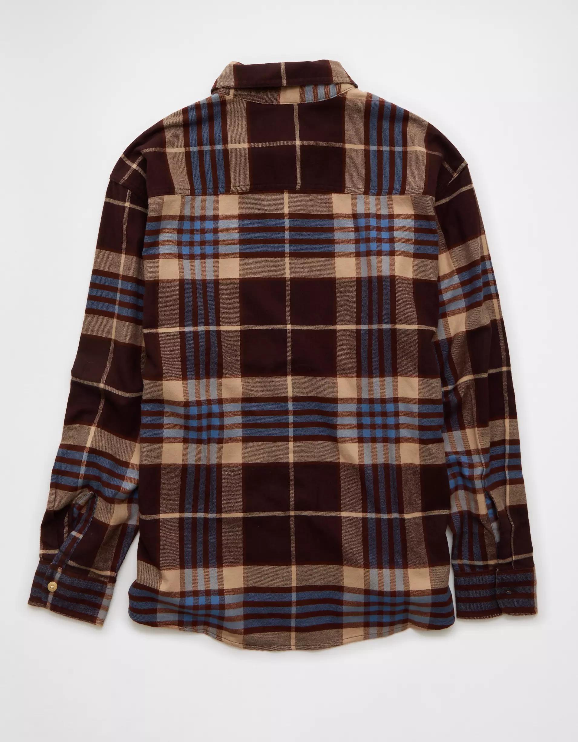 AE Relaxed Fit Everyday Flannel Shirt Product Image