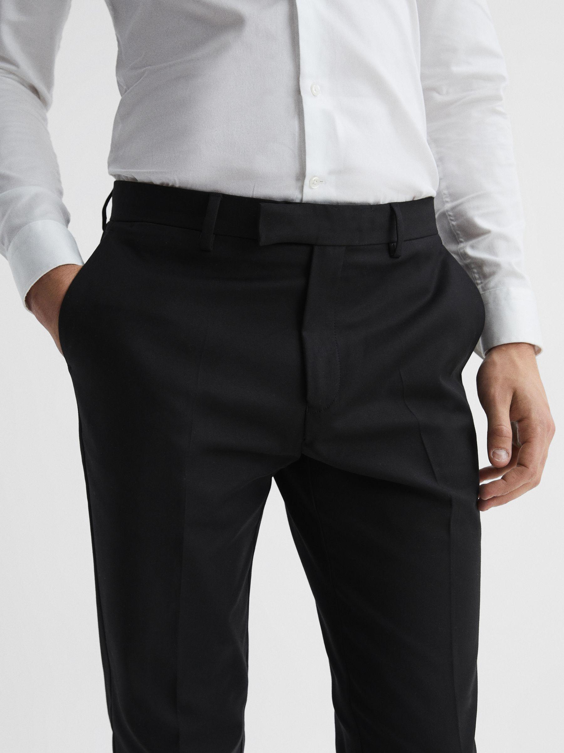 Slim Fit Chinos in Black Product Image