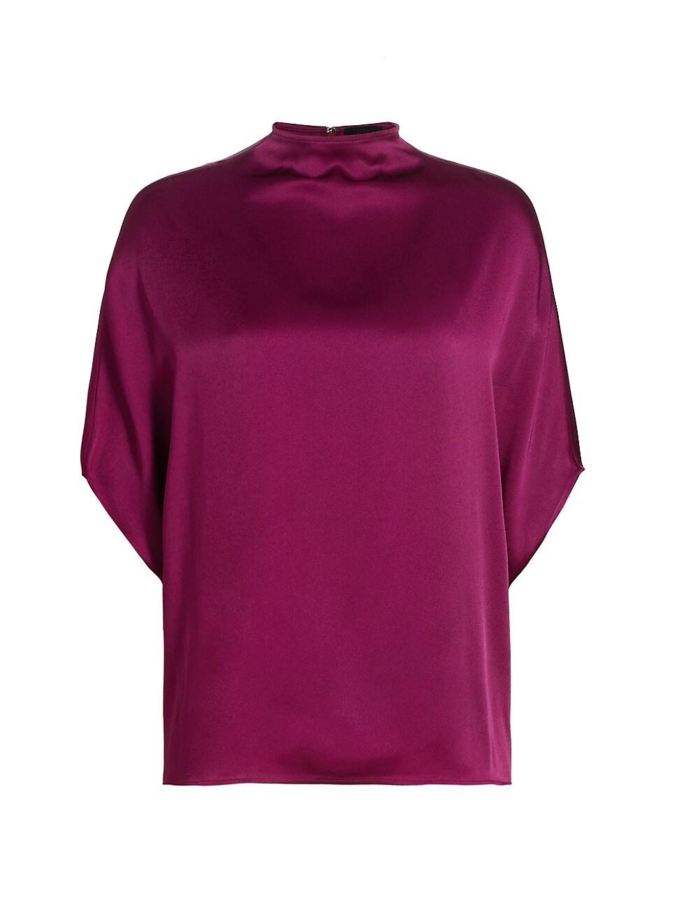 Womens Satin Cape T-Shirt Product Image