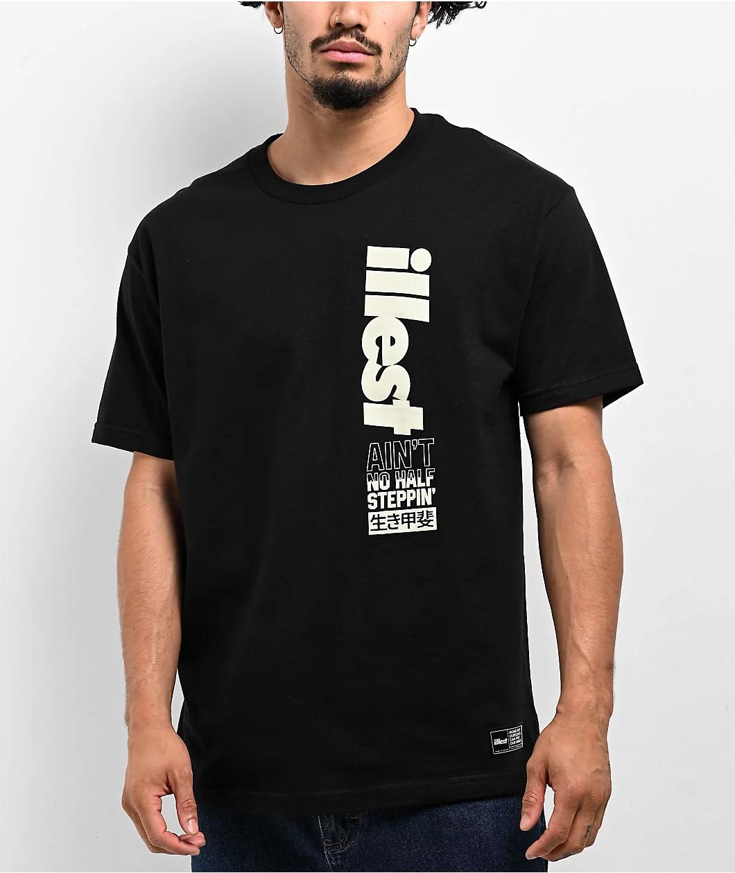 Illest No Half Steppin' Black T-Shirt Product Image