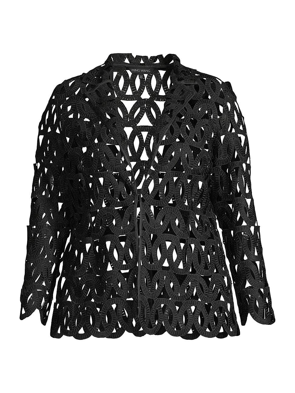 Womens Cutwork Jacket Product Image