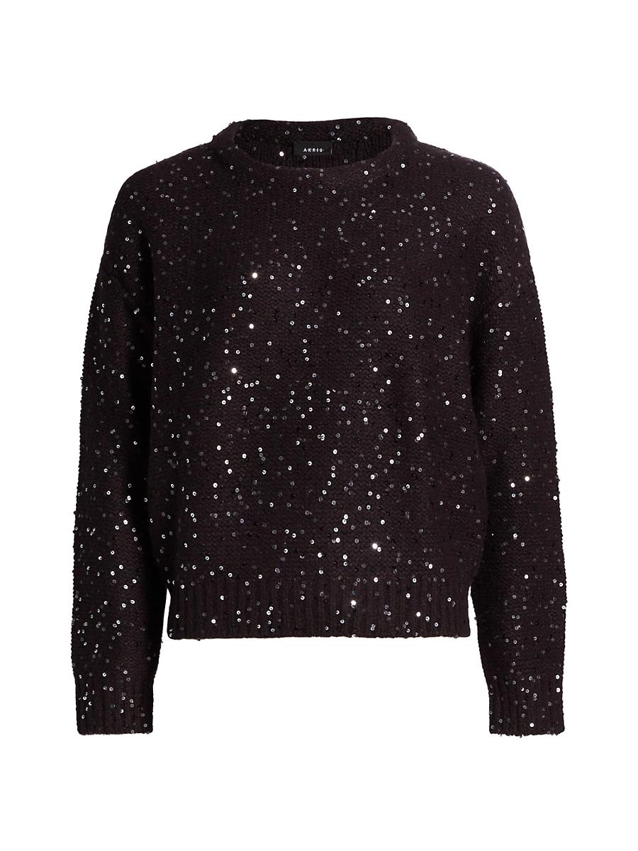 Womens SMU Crewneck Sweater Product Image