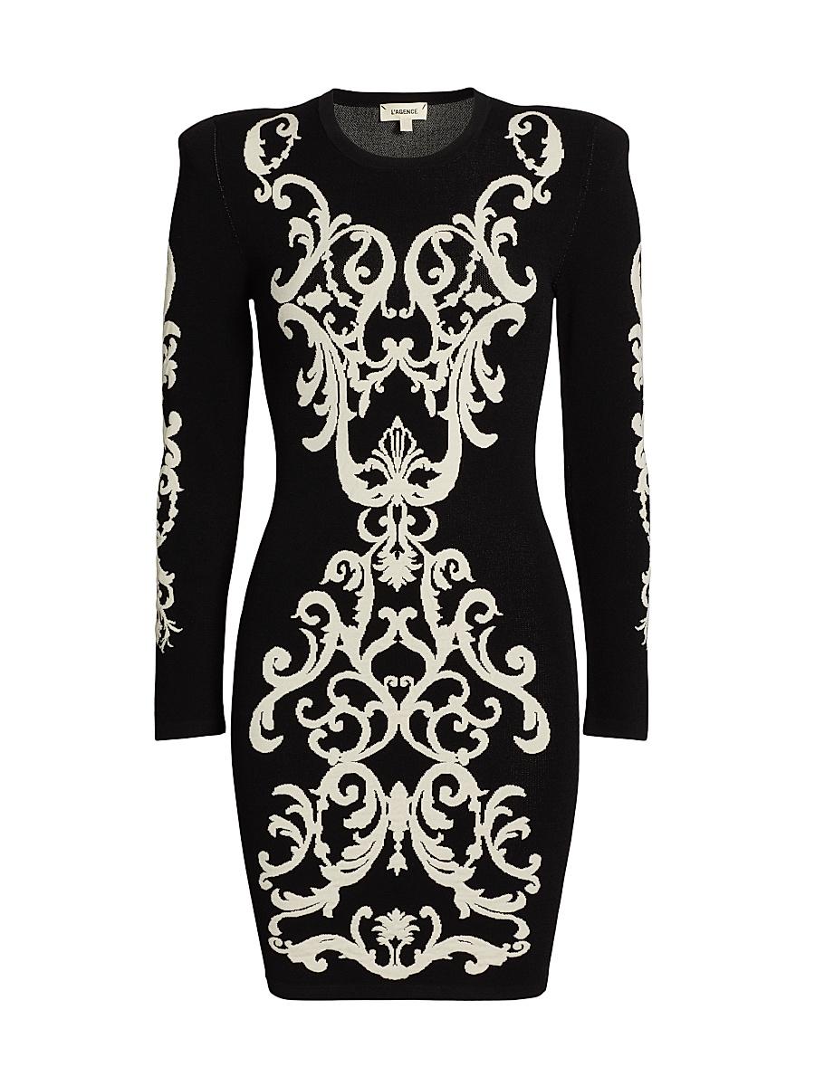 Womens Amadi Jacquard Minidress Product Image