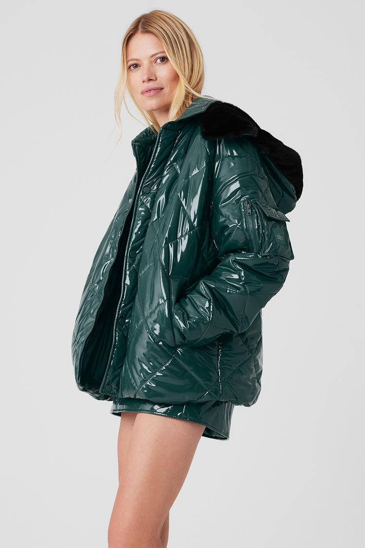 Snomoto Puffer Jacket - Midnight Green Product Image