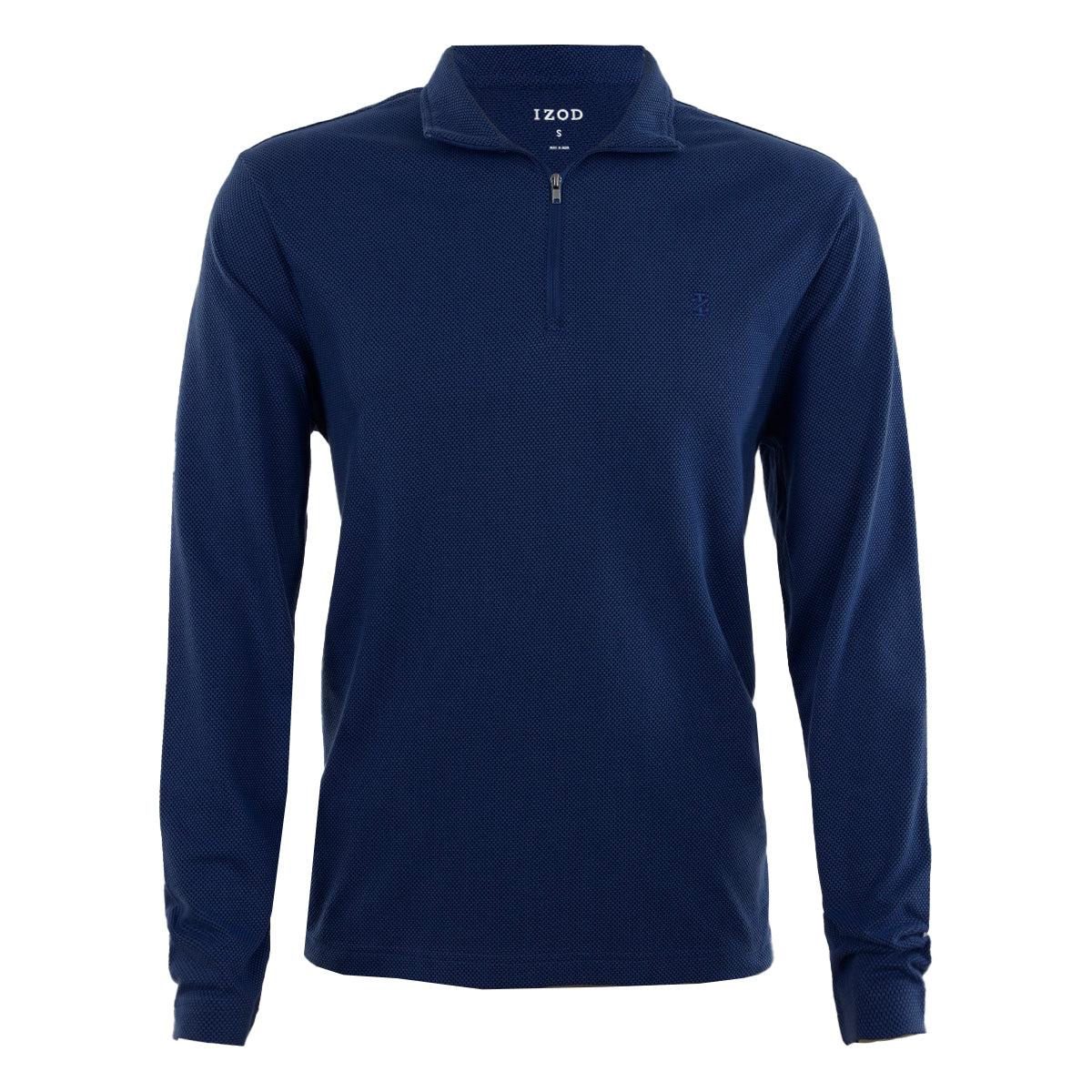 IZOD Men's Popcorn Jacquard Long Sleeve 1/4 Zip Product Image