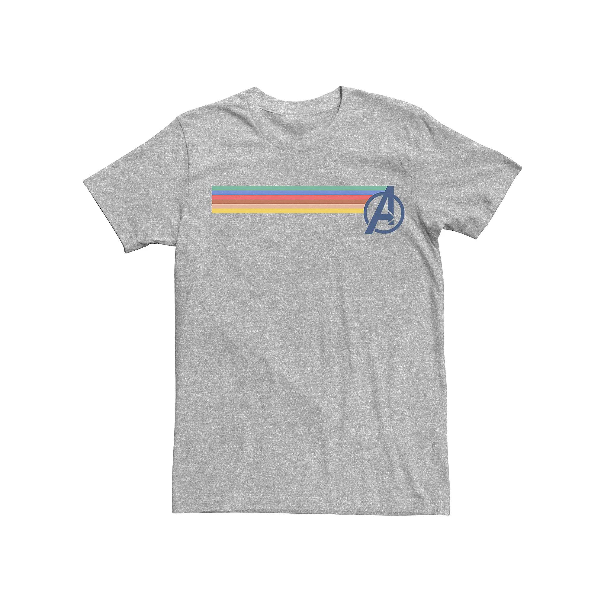 Men's Avengers Logo Stripe Tee,  Product Image