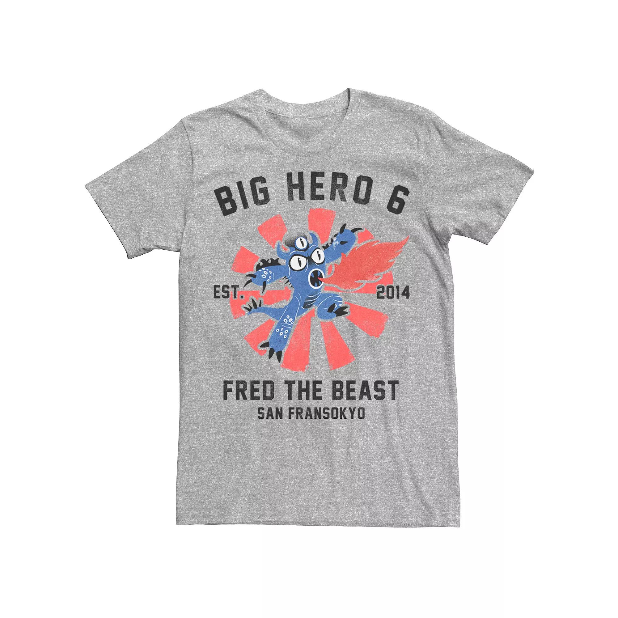Disney's Big Hero 6 Fred The Beast Poster Men's Tee,  Product Image