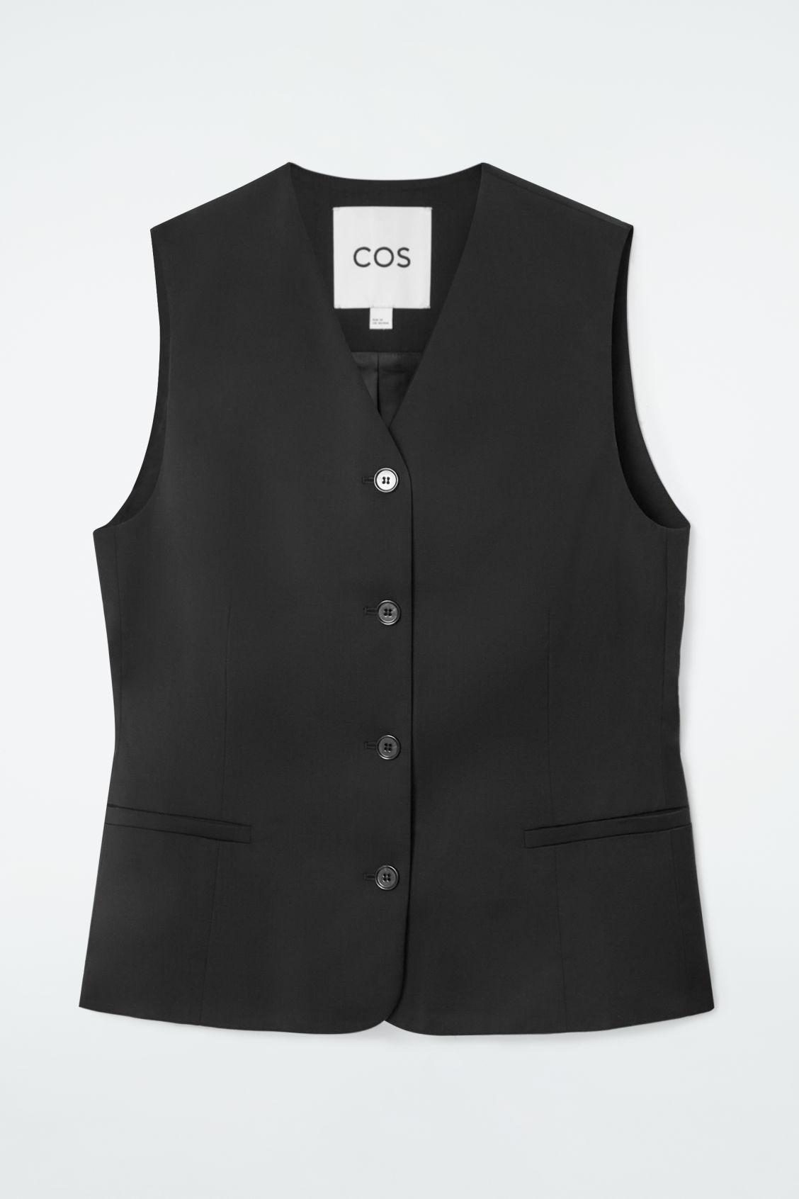 TAILORED WOOL VEST Product Image