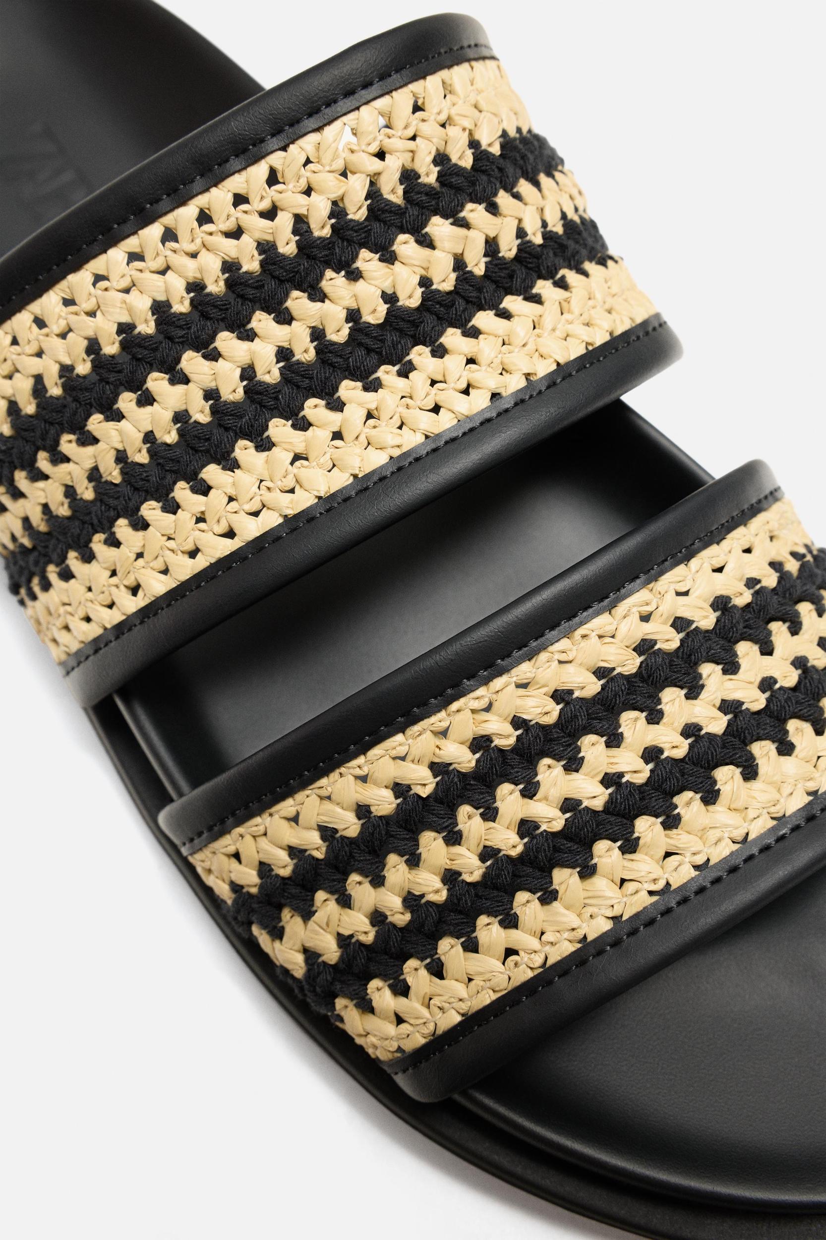 BRAIDED STRAP SANDALS Product Image