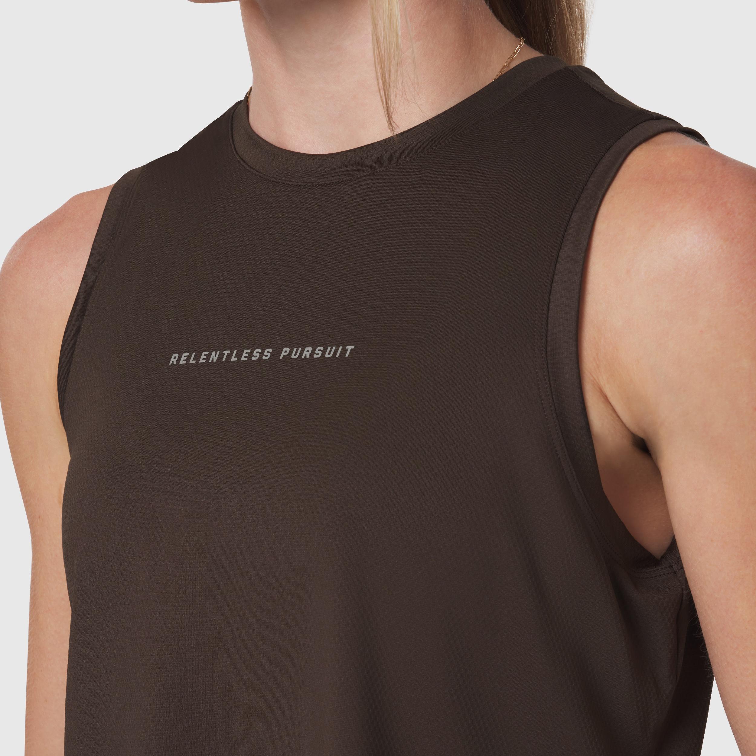 W020. AeroSilver® Tank Top - Dark Earth "RP" Product Image