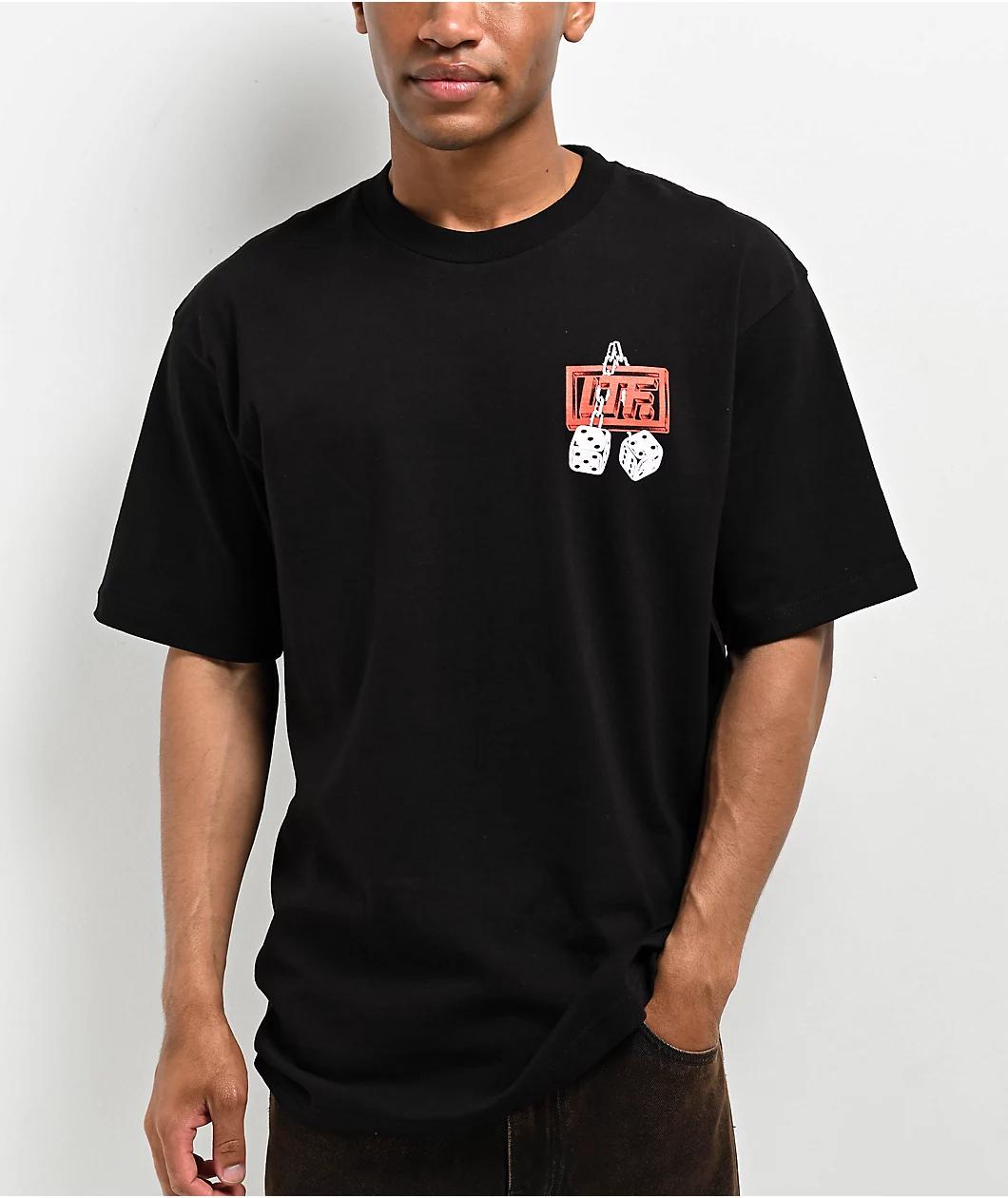 Learn To Forget Dice Logo Black T-Shirt Product Image