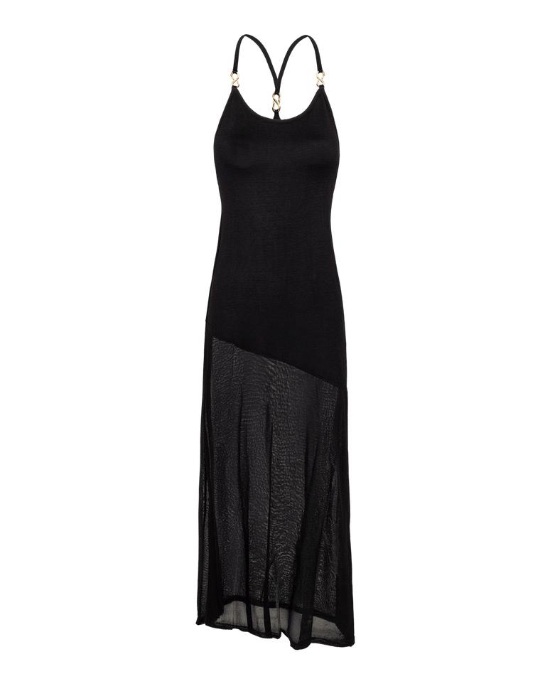 Knit Daphne Long Dress - Black Product Image