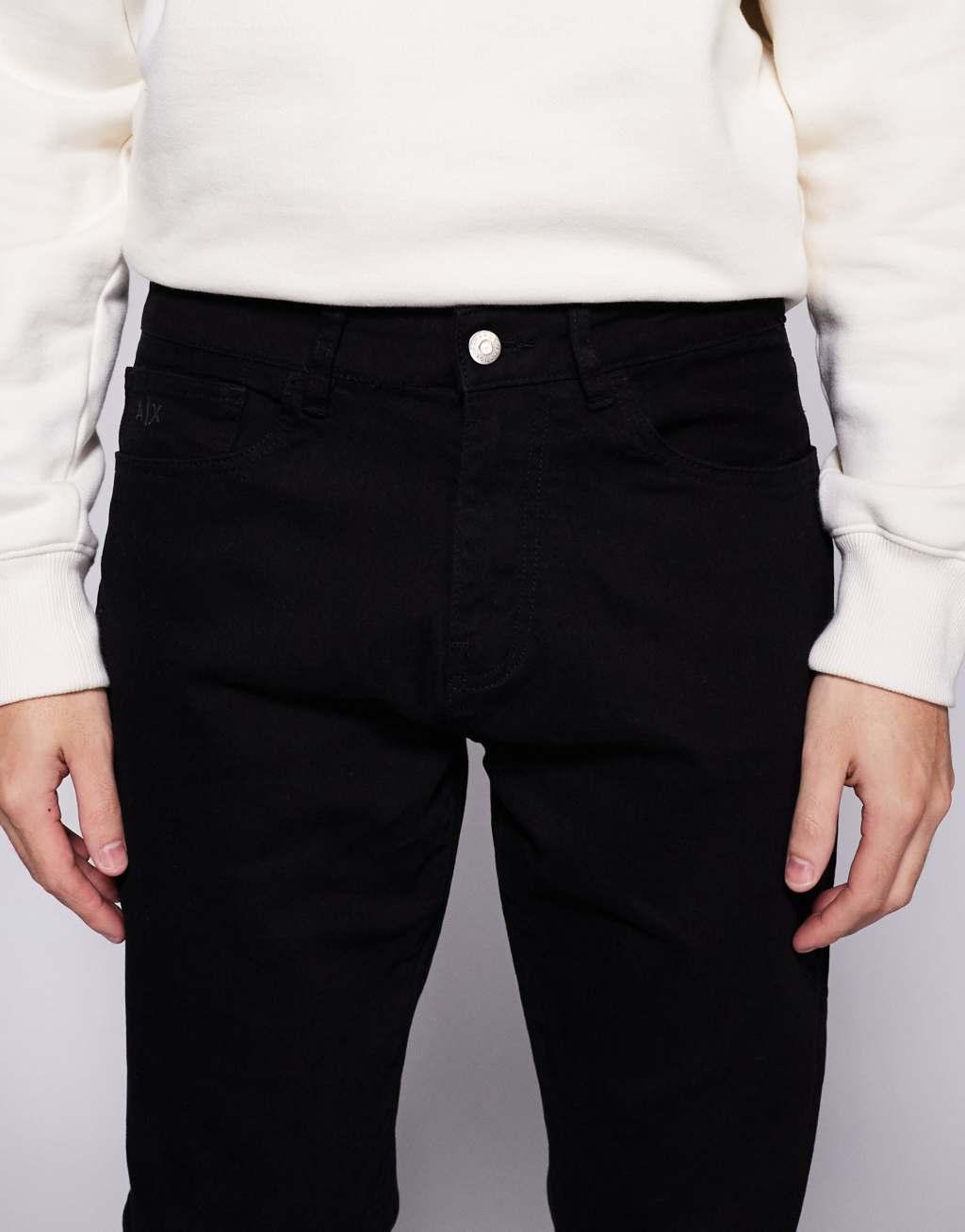 Armani Exchange slim jeans in black Product Image