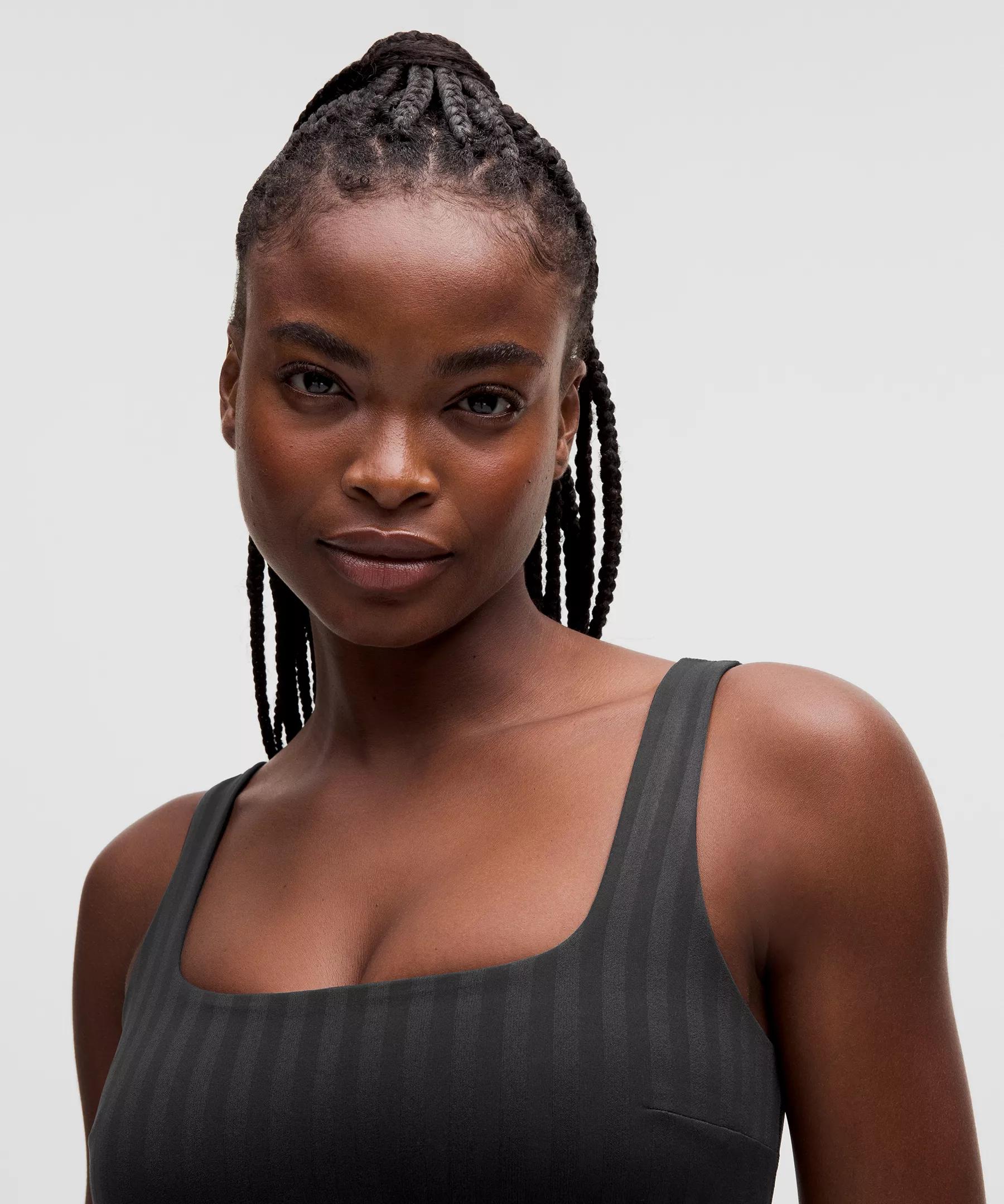 Wunder Under Cropped Tank Top Light Support, C/D Cup *Tonal Stripe Product Image