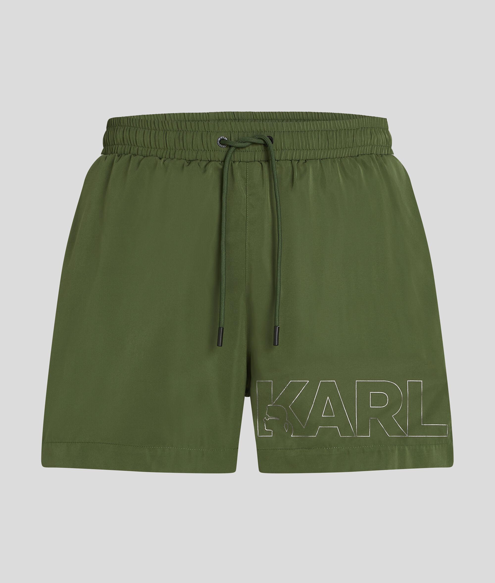 METALLIC LOGO SHORT-LENGTH BOARDSHORTS Product Image