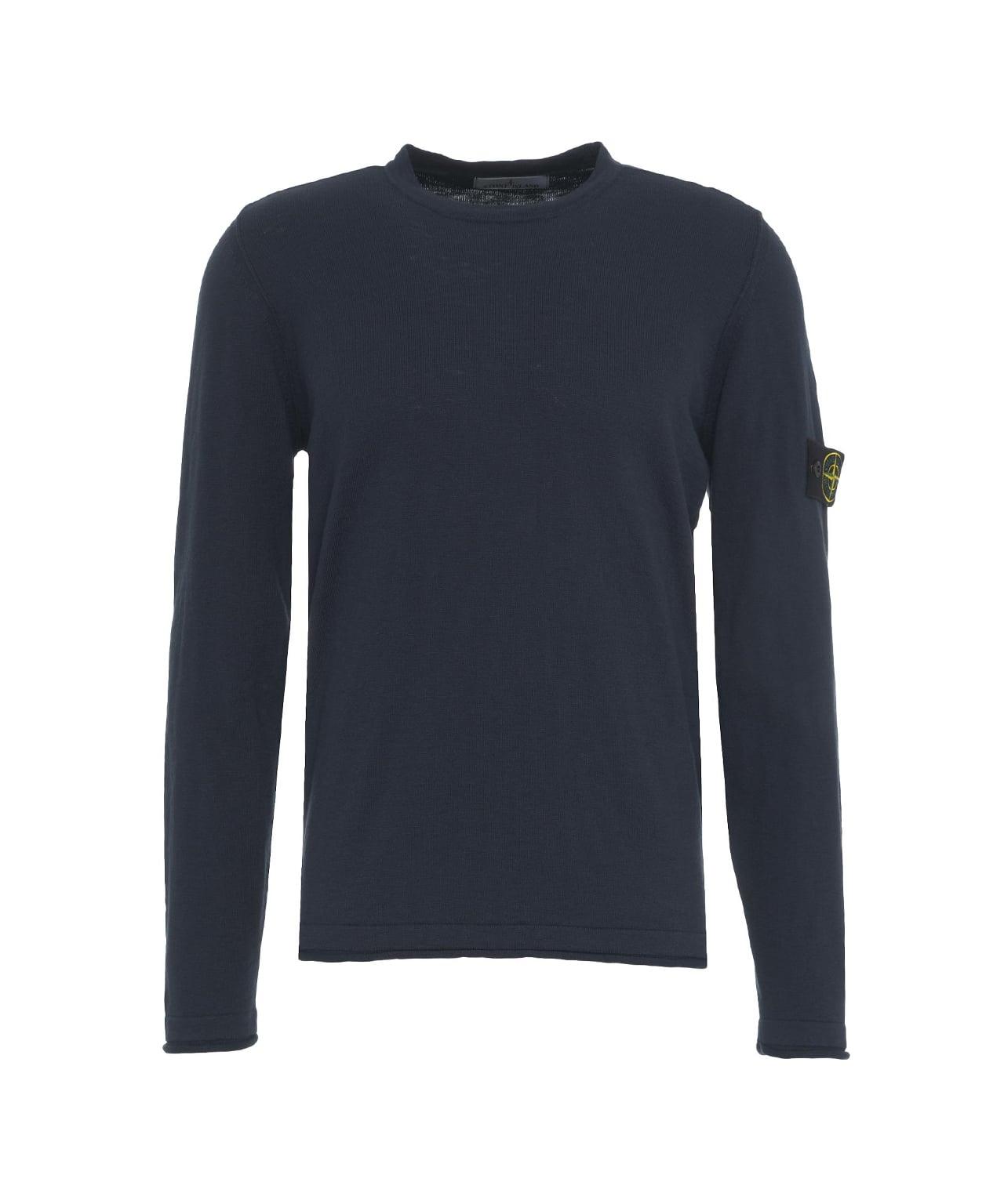 Knit sweater in cotton blend Product Image