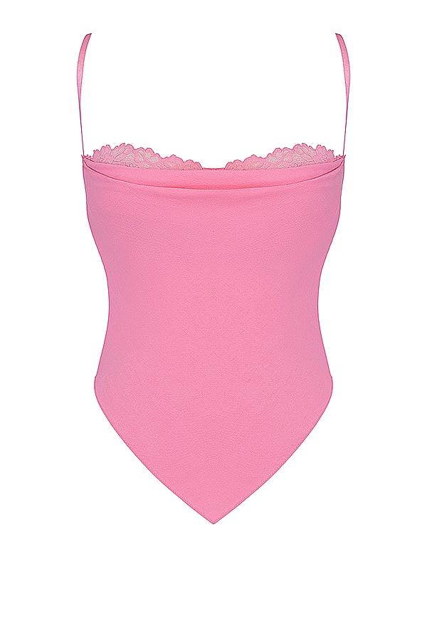 Aurelia  french pink hanky hem top Product Image