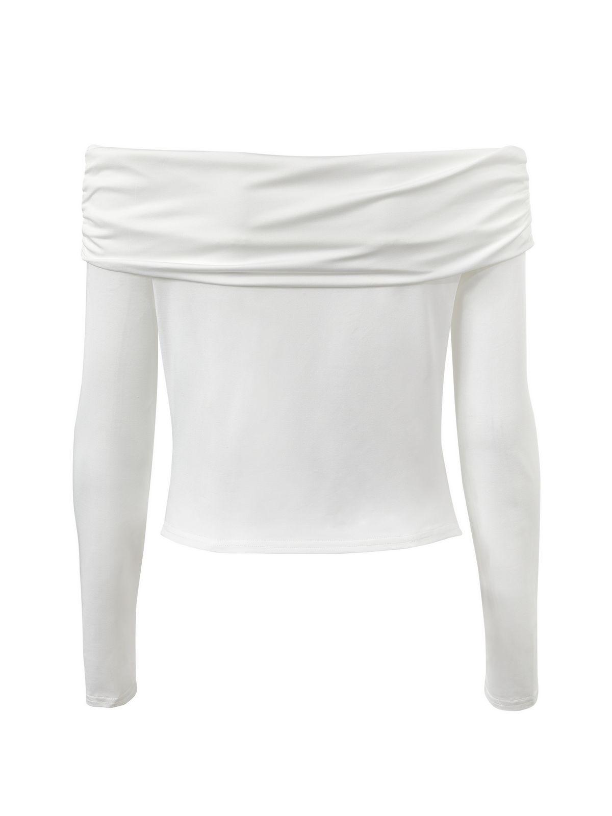 Long Sleeve Off Shoulder Top Product Image