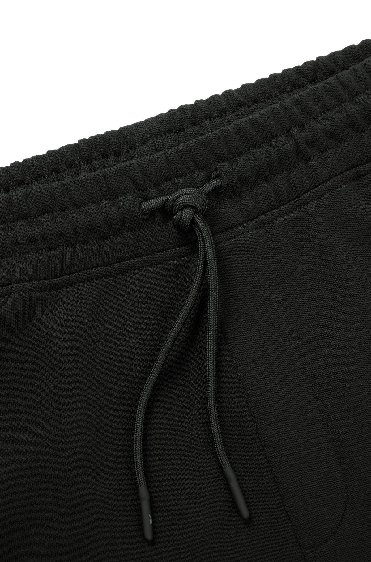 HUGO x RB cotton-terry shorts with carbon stealth logo Product Image