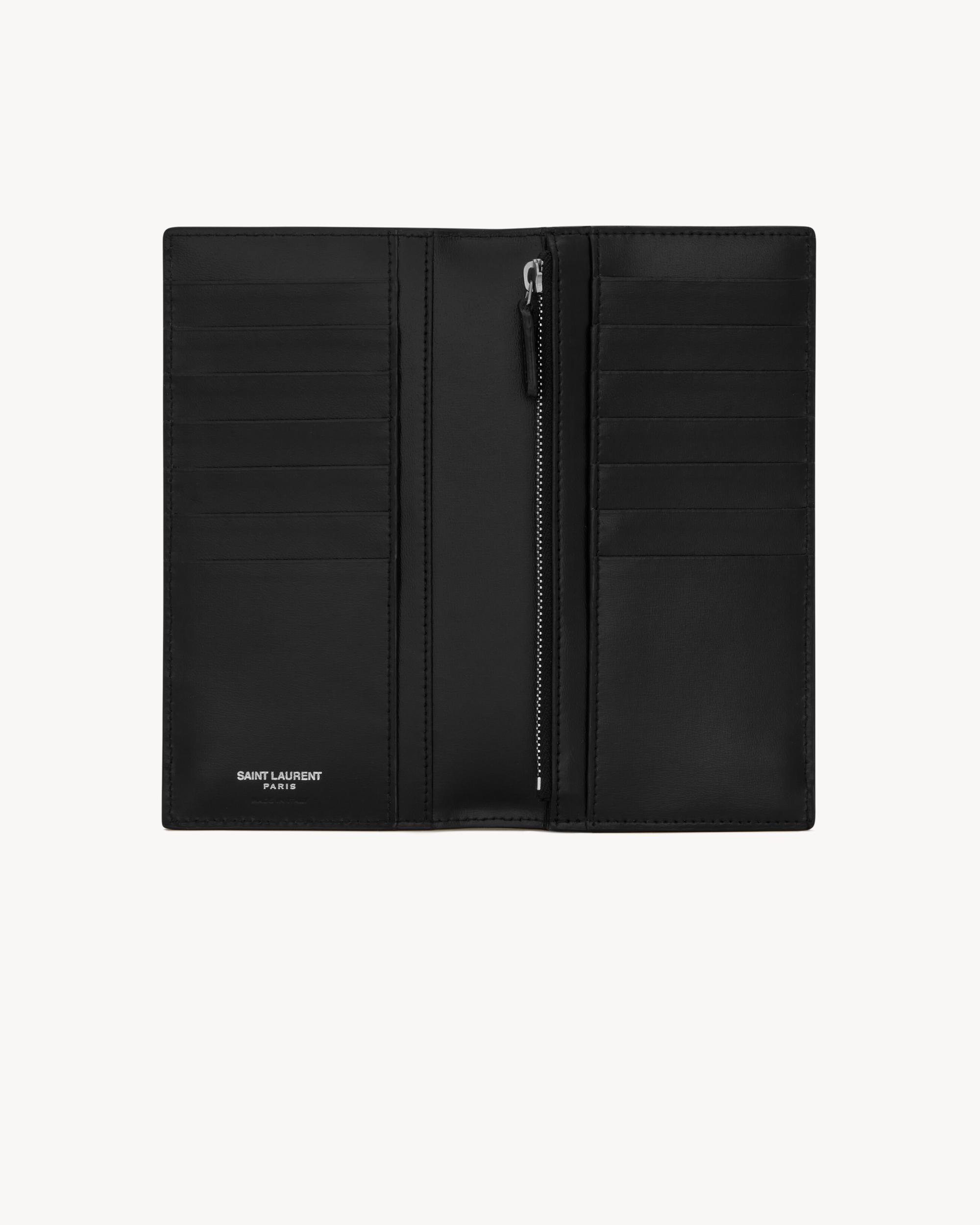 TINY CASSANDRE continental wallet in matte leather Product Image