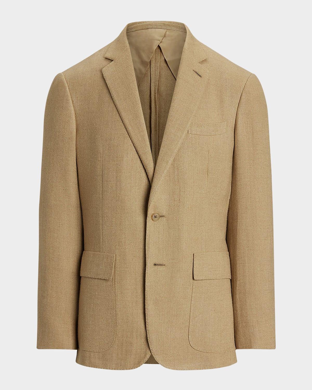 Men's Kent Hand-Tailored Herringbone Jacket Product Image