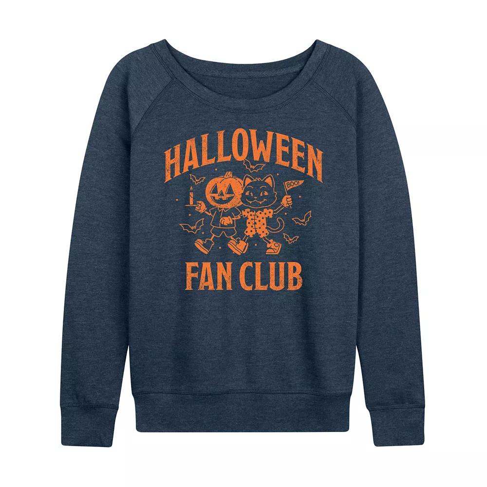 Women's Halloween Fan Club French Terry Long Sleeve Tee,  Product Image