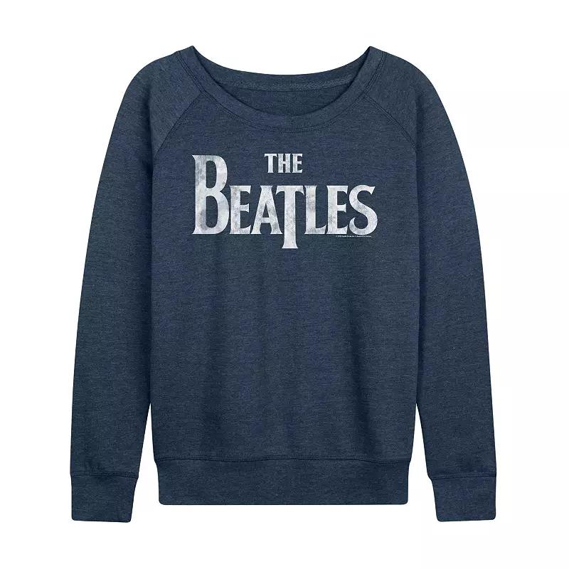 Women's The Beatles Logo French Terry Long Sleeve Tee,  Product Image