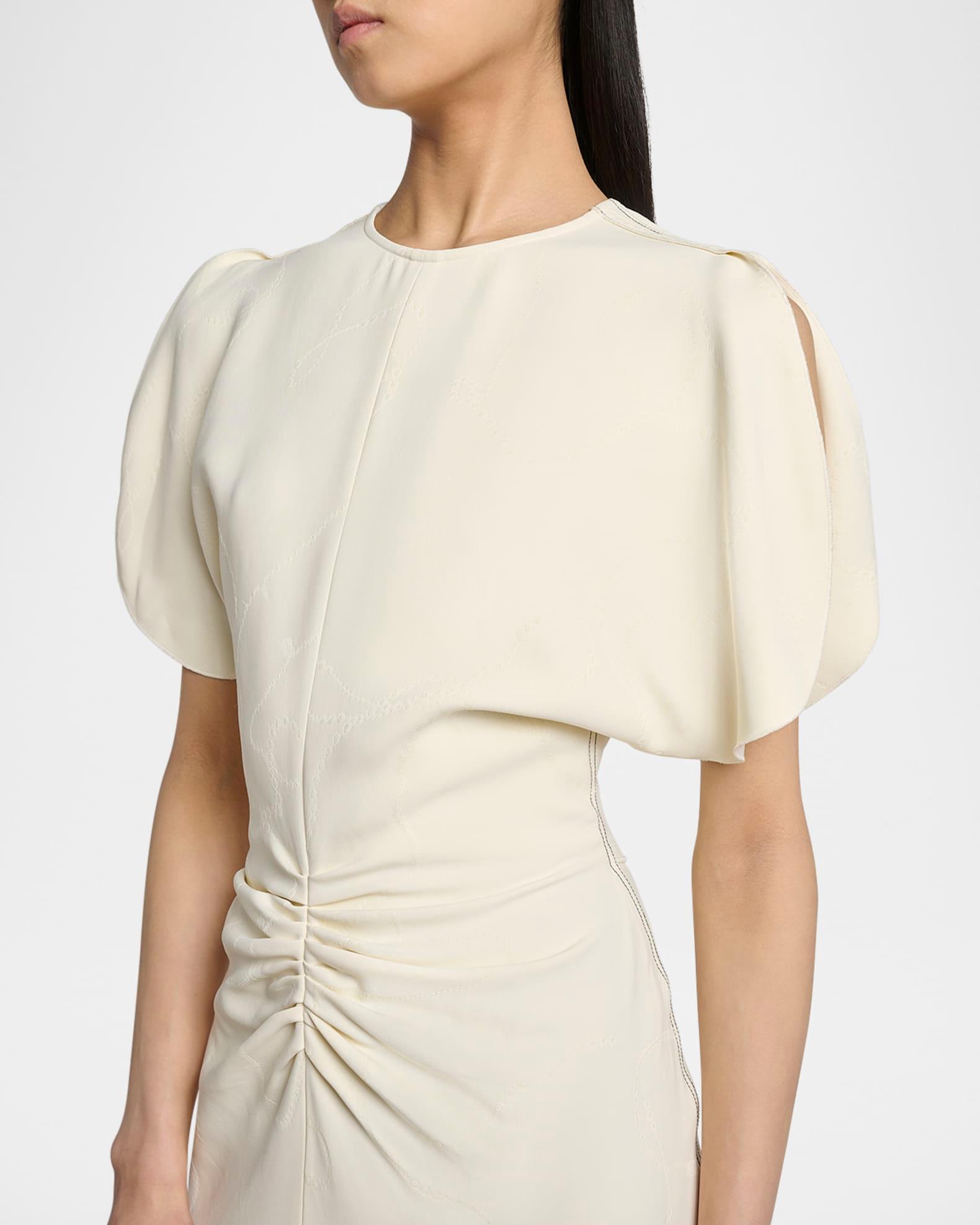 Gathered Waist Midi Dress Product Image