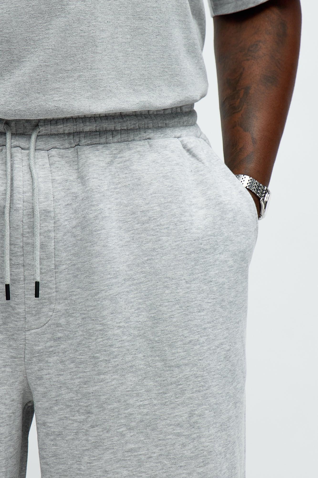 Tyson Loose Fit Shorts - Heather Grey Male Product Image