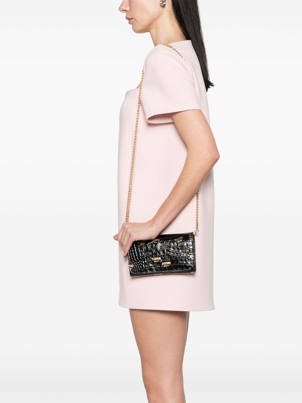 debossed-logo clutch bag Product Image