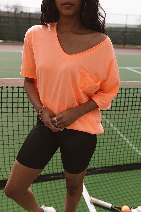 The Jessie Faux Leather Biker Shorts Product Image