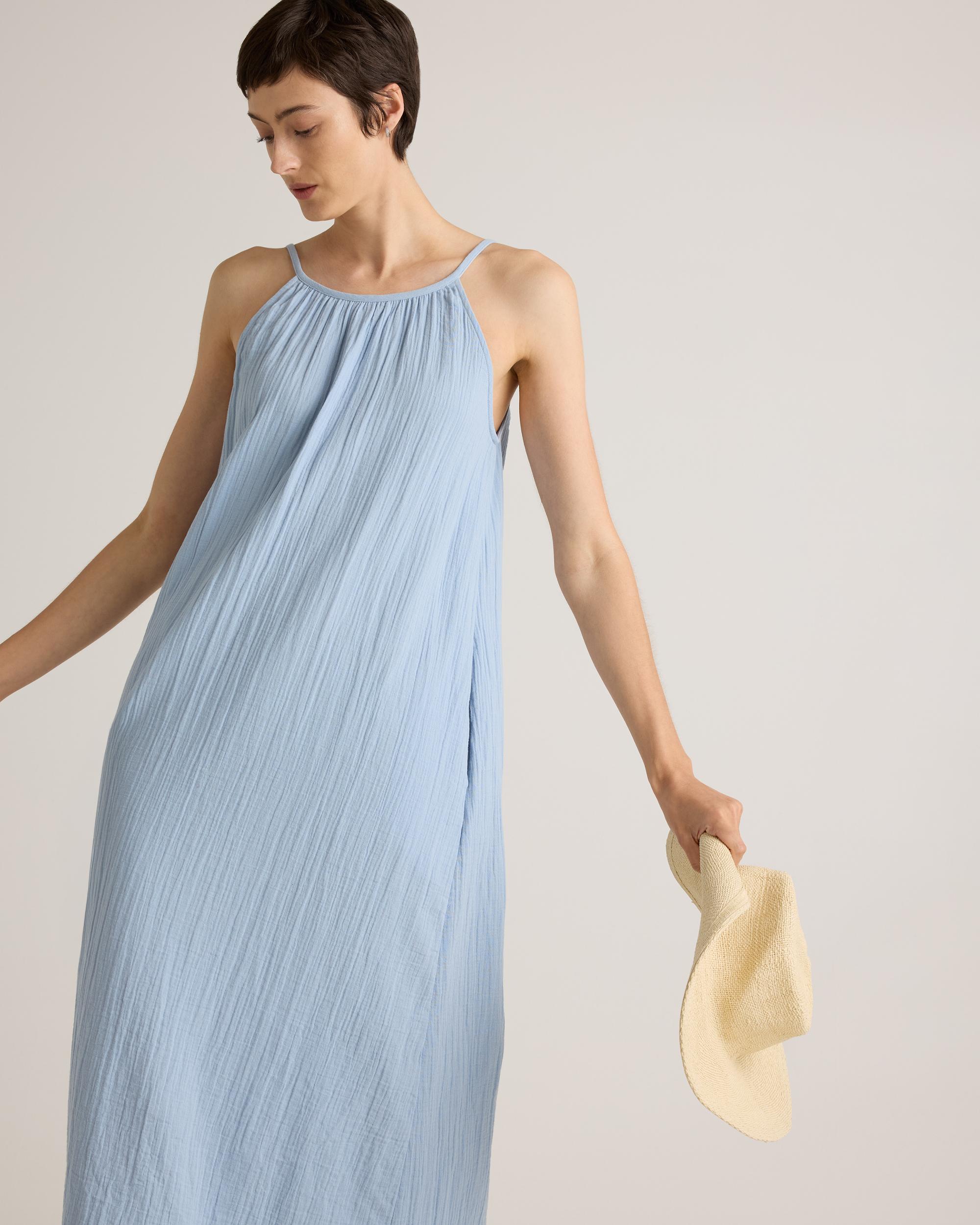 Quince | Women's Gauze Sleeveless Maxi Dress Size XL, Organic Cotton Product Image