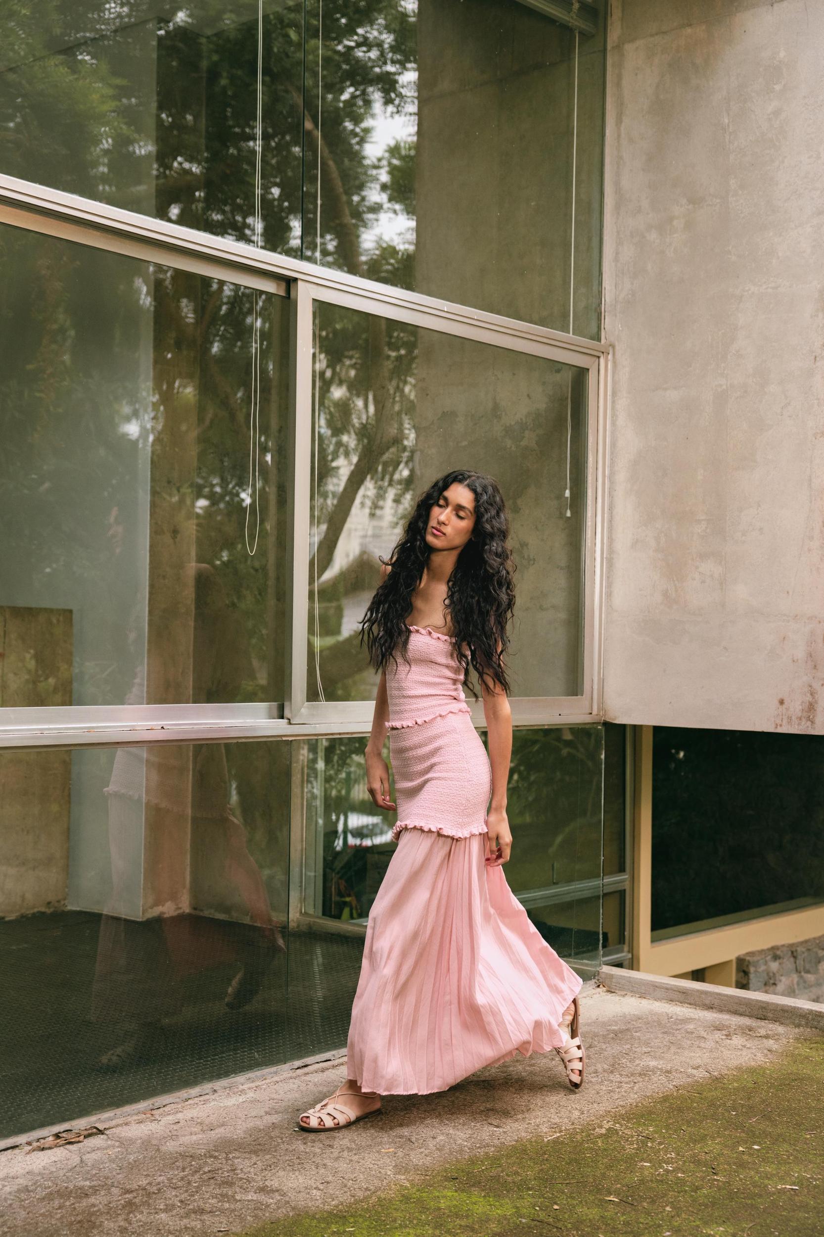 COMBINED KNIT SKIRT Product Image