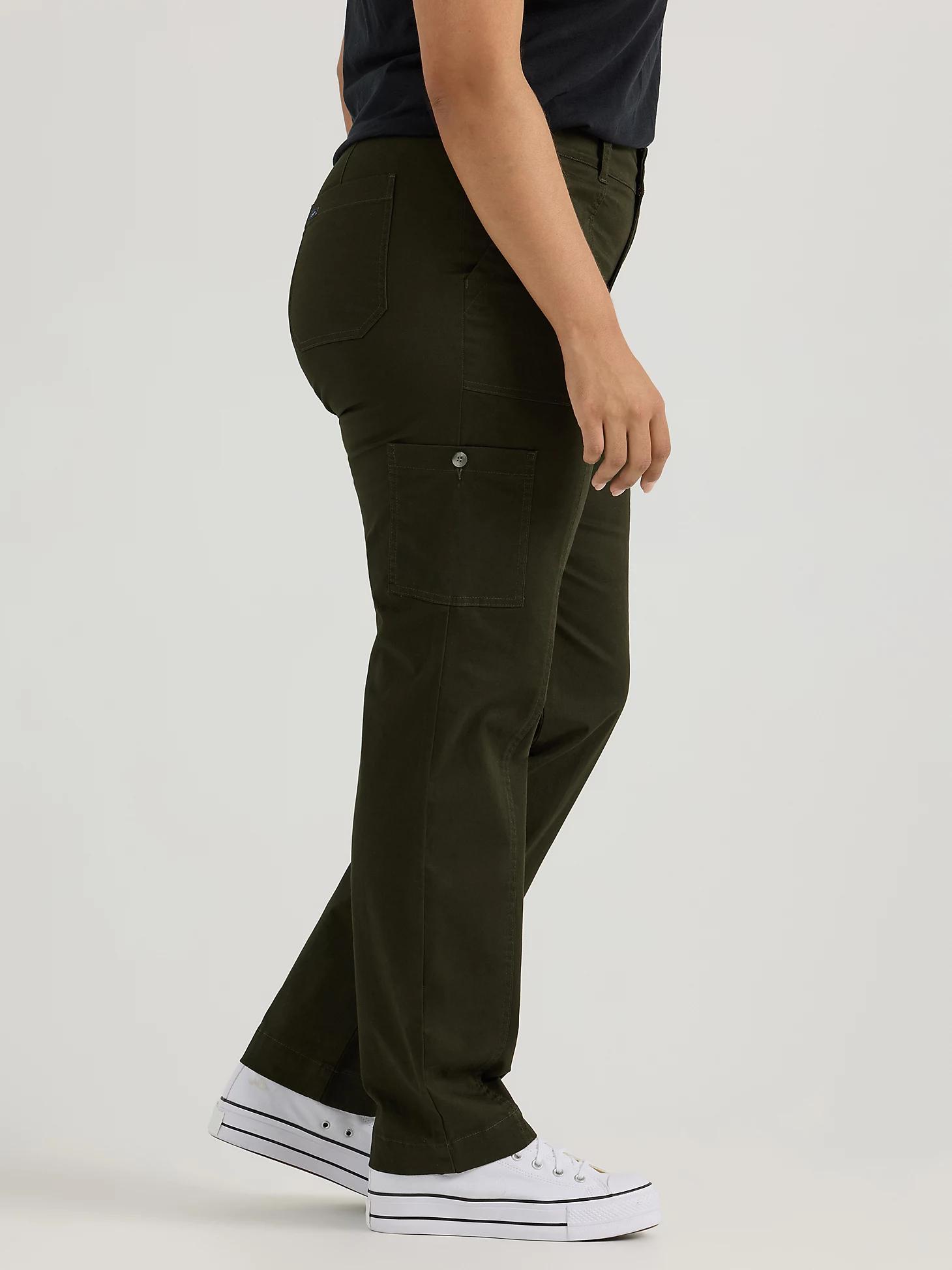 Women's Ultra Lux Comfort with Flex-to-Go Loose Utility Pant (Plus) | Women's Pants | Lee® Product Image