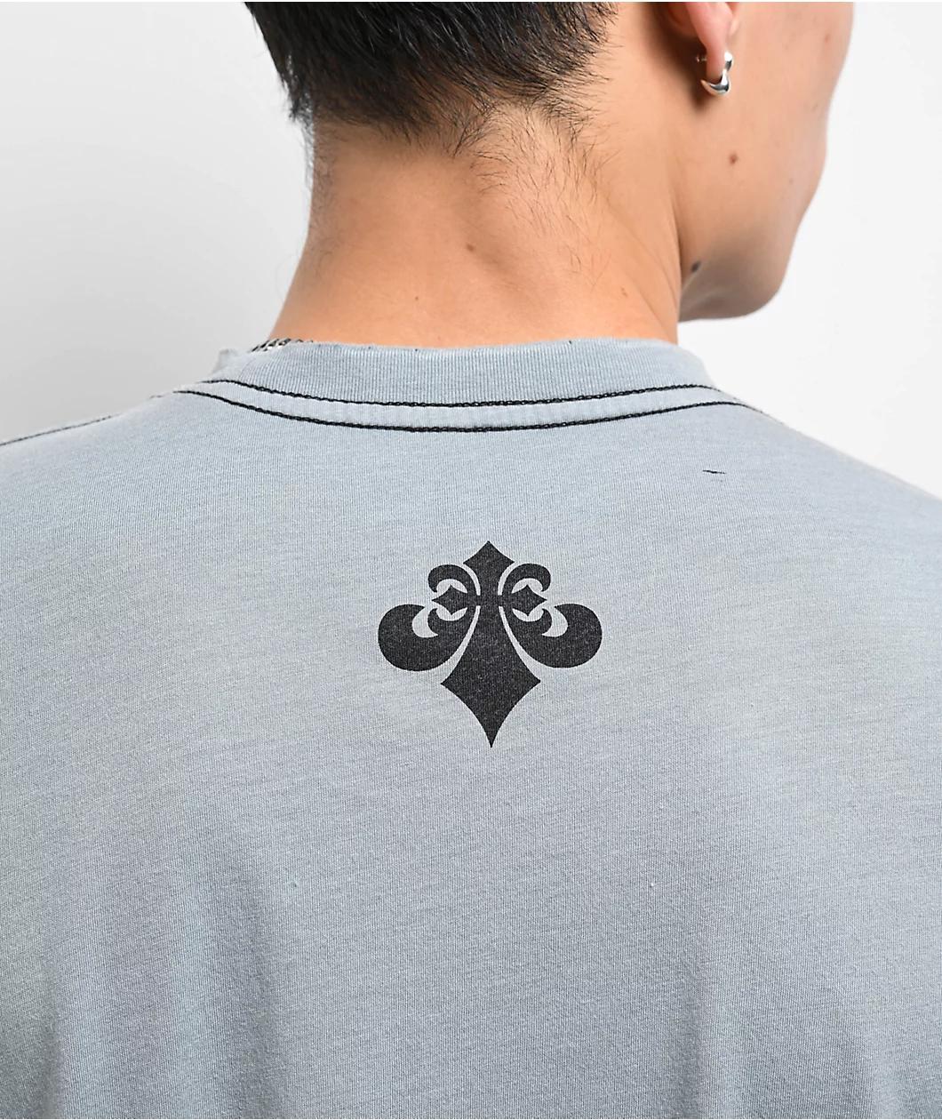 Affliction Homage Light Grey T-Shirt Product Image