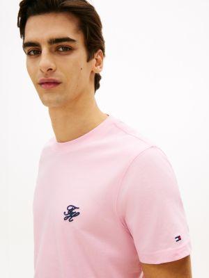Embroidered Script Monogram T-Shirt Product Image