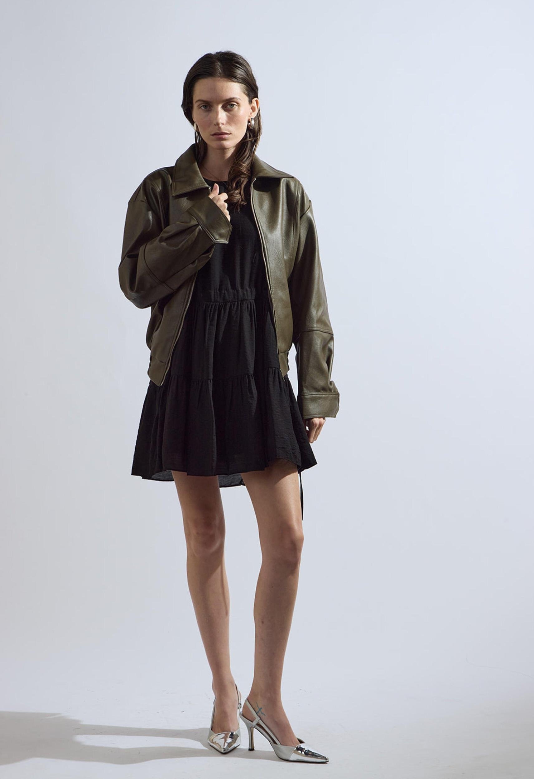 Charcoal Flow Dress Product Image