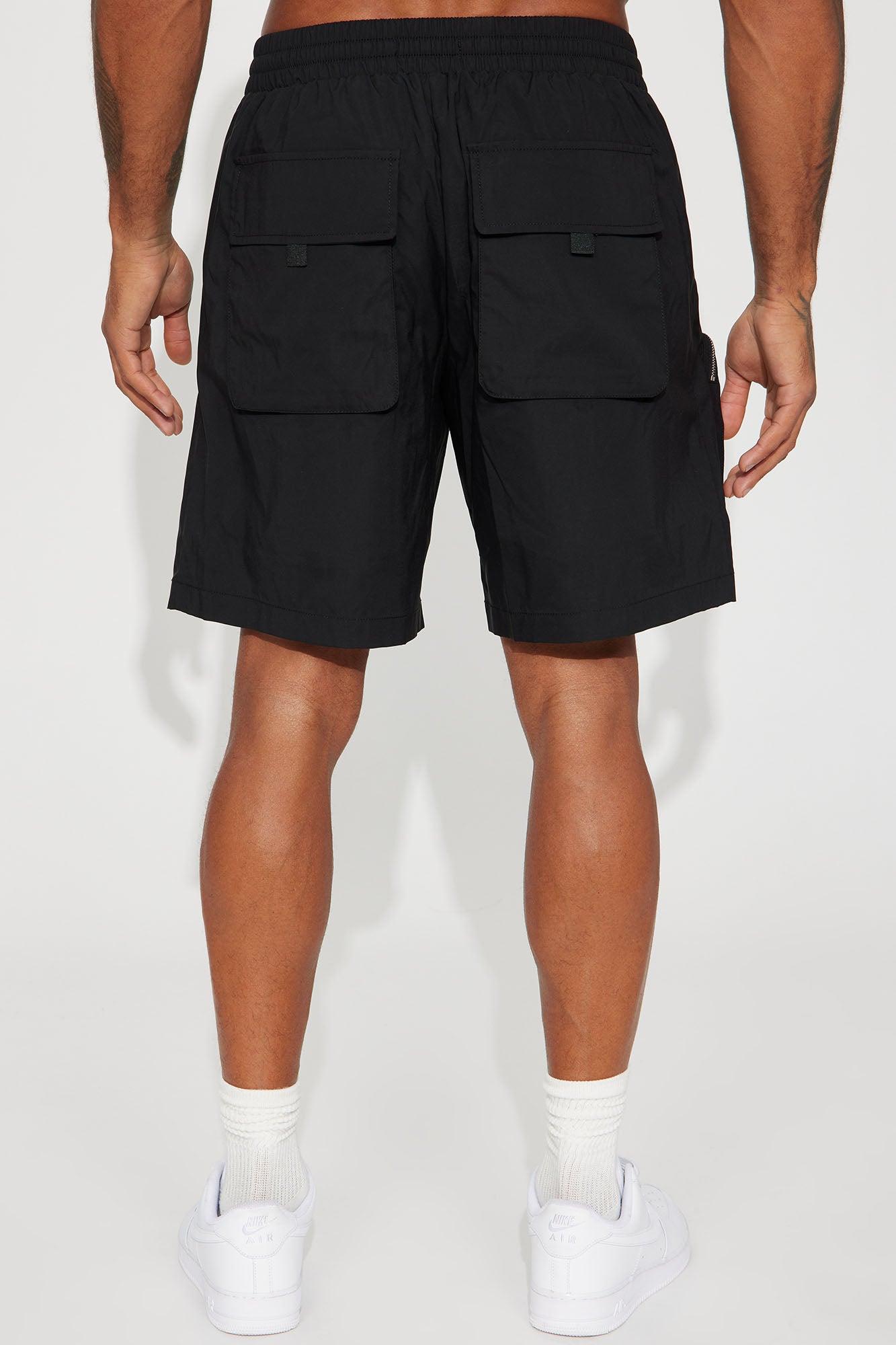 In The Field Relaxed Cargo Shorts - Black Product Image