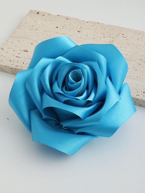 Flower Shape Solid Color Brooch Accessories Product Image