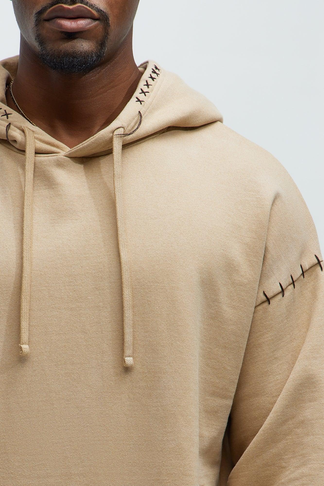 Fresh Studded Hoodie - Khaki Product Image