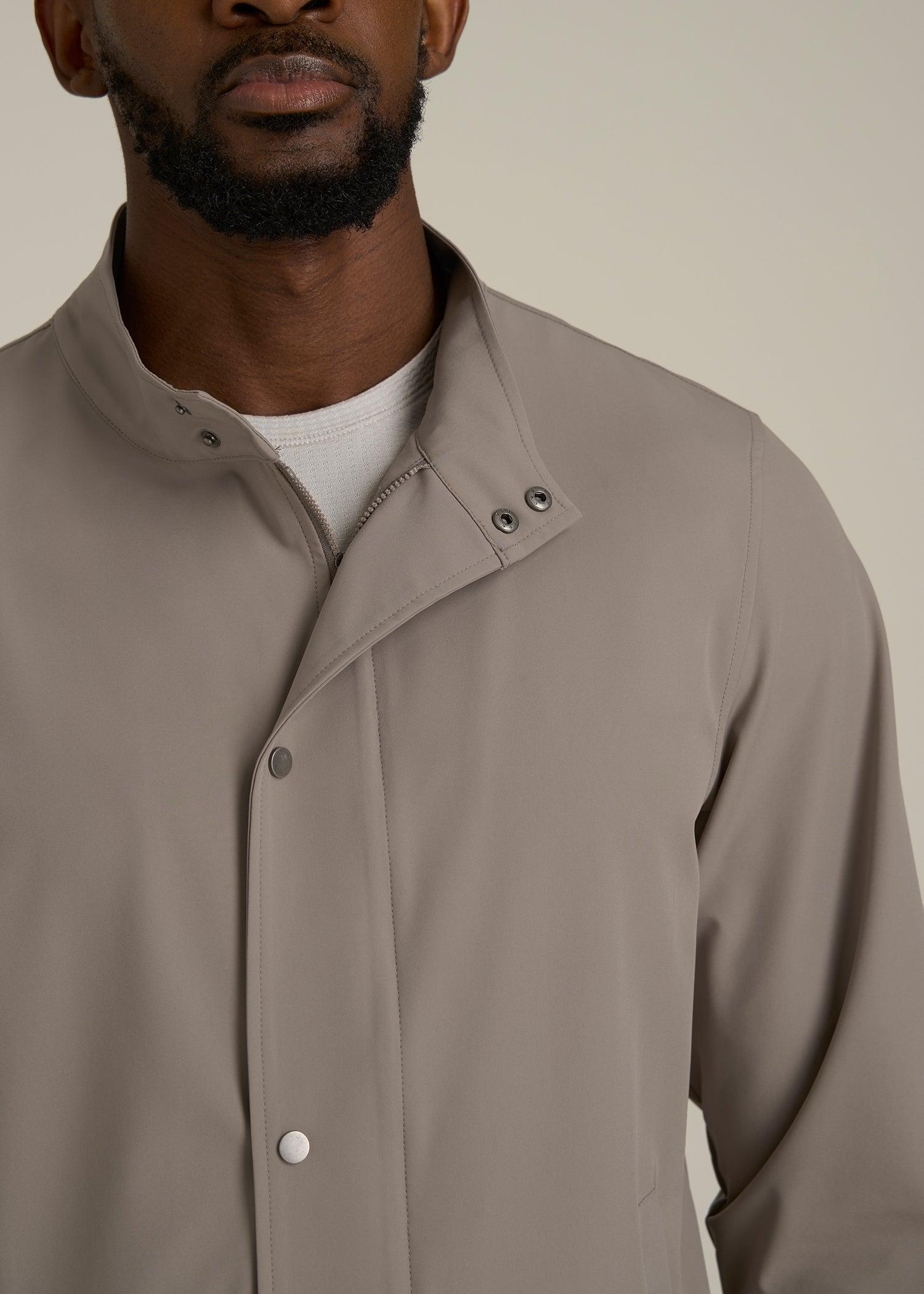 Motion Bomber Jacket for Tall Men in Portobello Product Image