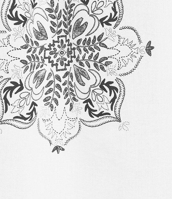 Rowm Short Sleeve Large Medallion Print Shirt Product Image