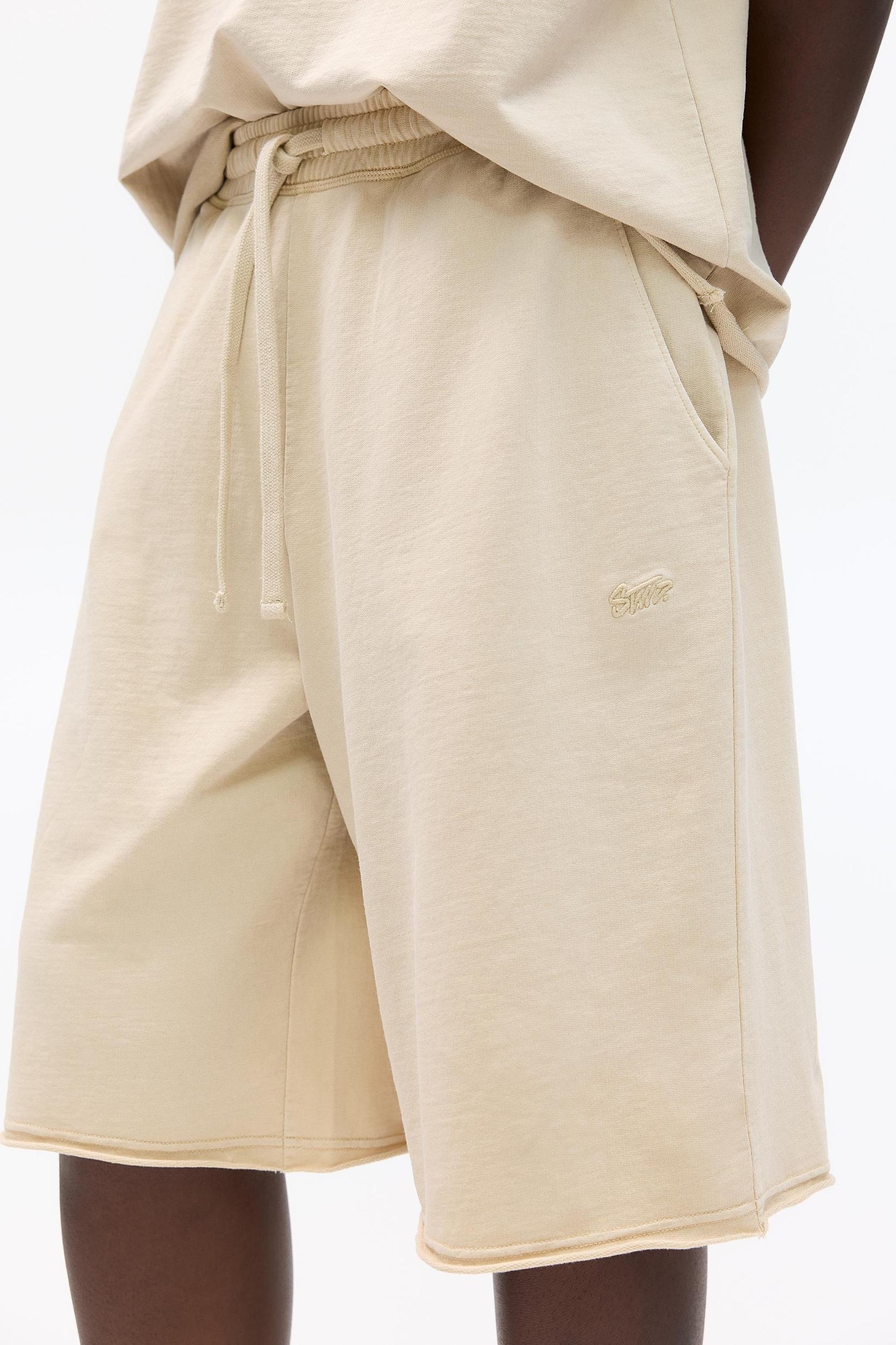 Baggy Bermuda sweat shorts Product Image