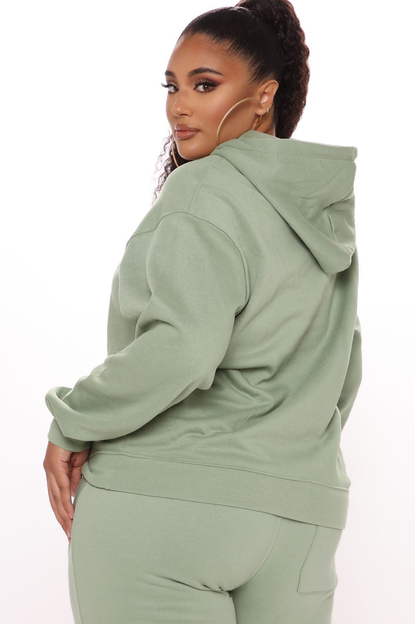 Stole Your Boyfriend's Oversized Jogger - Sage Product Image