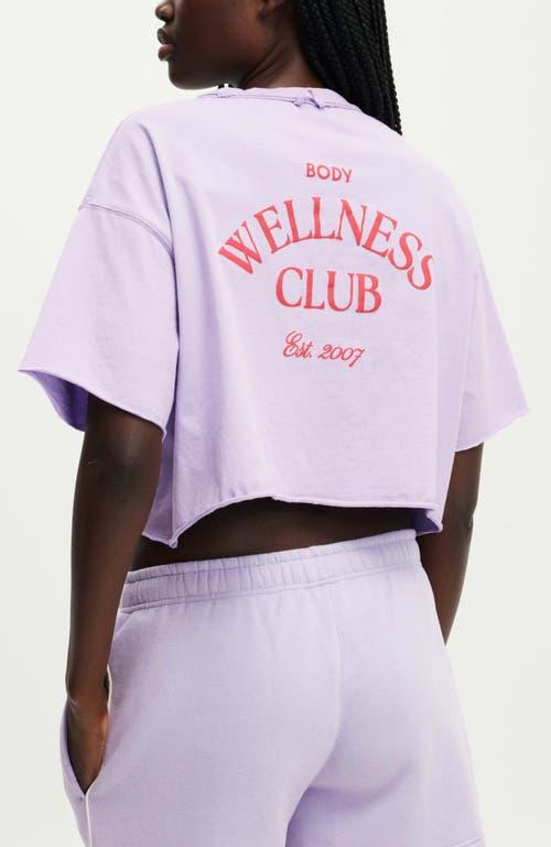 COTTON ON BODY Women's Active Relaxed Cropped Tshirt in Purple Rose Frenchie Red at Nordstrom, Size X-Small Product Image