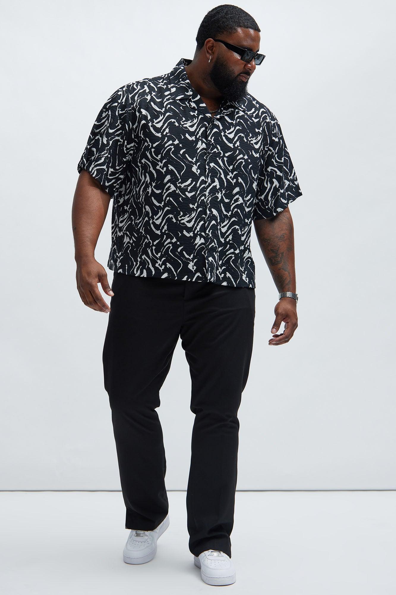 Mark Boxy Shirt - Black/combo Product Image